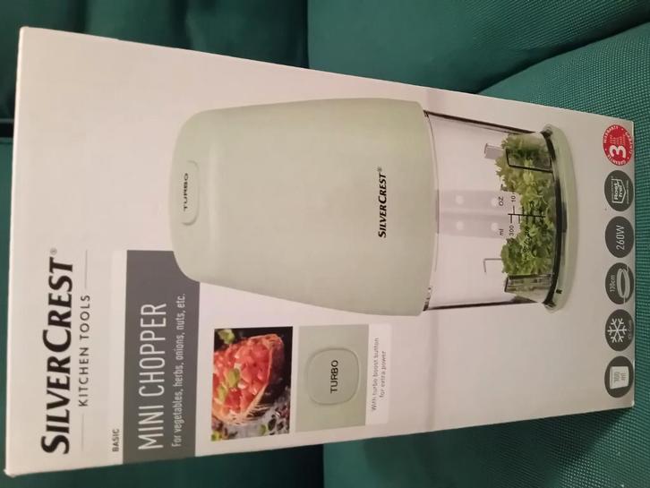 Silvercrest mini chopper, Witgoed en Apparatuur, Blenders, Zo goed als nieuw, Ophalen of Verzenden