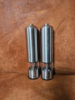 Elektrische peper- en zoutmolen set van Silit, Huis en Inrichting, Ophalen of Verzenden, Zo goed als nieuw, Rvs of Chroom, Los bestek