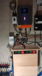 off grid set 10kwh 25,6v inclusief bekabeling, Ophalen, Zo goed als nieuw, Compleet systeem, 200 wattpiek of meer