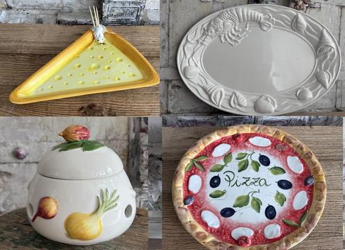 Bassano Made in Italy - Italiaans aardewerk servies, Antiek en Kunst, Antiek | Keramiek en Aardewerk, Ophalen of Verzenden