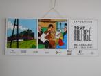 Kuifje: reclamebordje Expo Tout Hergé, Welkenraedt, Verzamelen, Ophalen of Verzenden, Kuifje, Zo goed als nieuw, Plaatje, Poster of Sticker