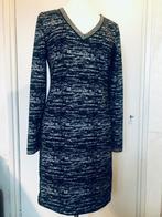 SUPERTRASH zwart/witte jurk lange mouw maat L, Overige kleuren, Supertrash, Maat 42/44 (L), Ophalen of Verzenden