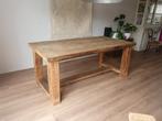 Antiek eiken houten tafel 180 x 90, Huis en Inrichting, Tafels | Eettafels, Ophalen, Landelijk sober stoer, Eikenhout, 50 tot 100 cm