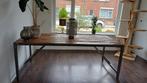 Industriële wagonplanken eettafel., Huis en Inrichting, Tafels | Sidetables, 200 cm of meer, Ophalen of Verzenden, Zo goed als nieuw