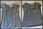 Twee H&M katoenen tops / blouses maat 44, H&M, Blauw, Maat 42/44 (L), Ophalen of Verzenden
