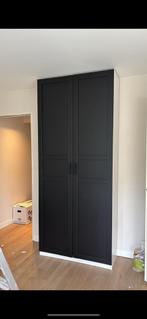 2 Pax kast deuren (zwart), Huis en Inrichting, Kasten | Kledingkasten, Ophalen, 50 tot 75 cm, 50 tot 100 cm, 200 cm of meer