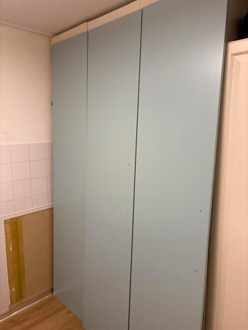 Blauwe IKEA Pax Deuren - 50x236 cm - afbeelding 1