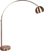 Vintage vloerlamp – design booglamp in koperkleur flamant, Huis en Inrichting, Lampen | Vloerlampen, 150 tot 200 cm, Gebruikt