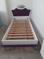meiden bed met steentjes in het hoofdbord, Ophalen, Gebruikt, 180 cm of meer, 85 tot 100 cm