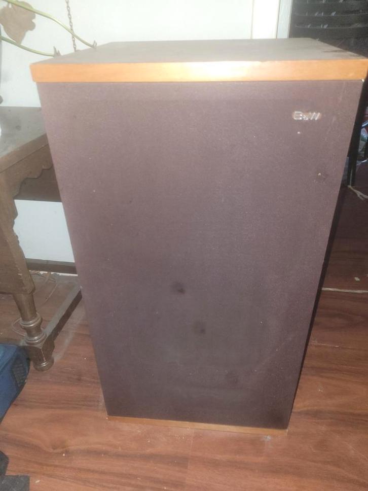 B&W DM2A Speakers + Stands., Audio, Tv en Foto, Luidsprekers, Gebruikt, Front, Rear of Stereo speakers, 60 tot 120 watt, Bowers & Wilkins (B&W)