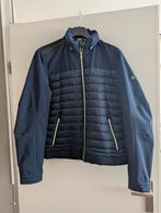 Mooie donkerblauw met neon heren (tussen) jas. Maat 50, Kleding | Heren, Ophalen of Verzenden, Zo goed als nieuw, Maat 48/50 (M)