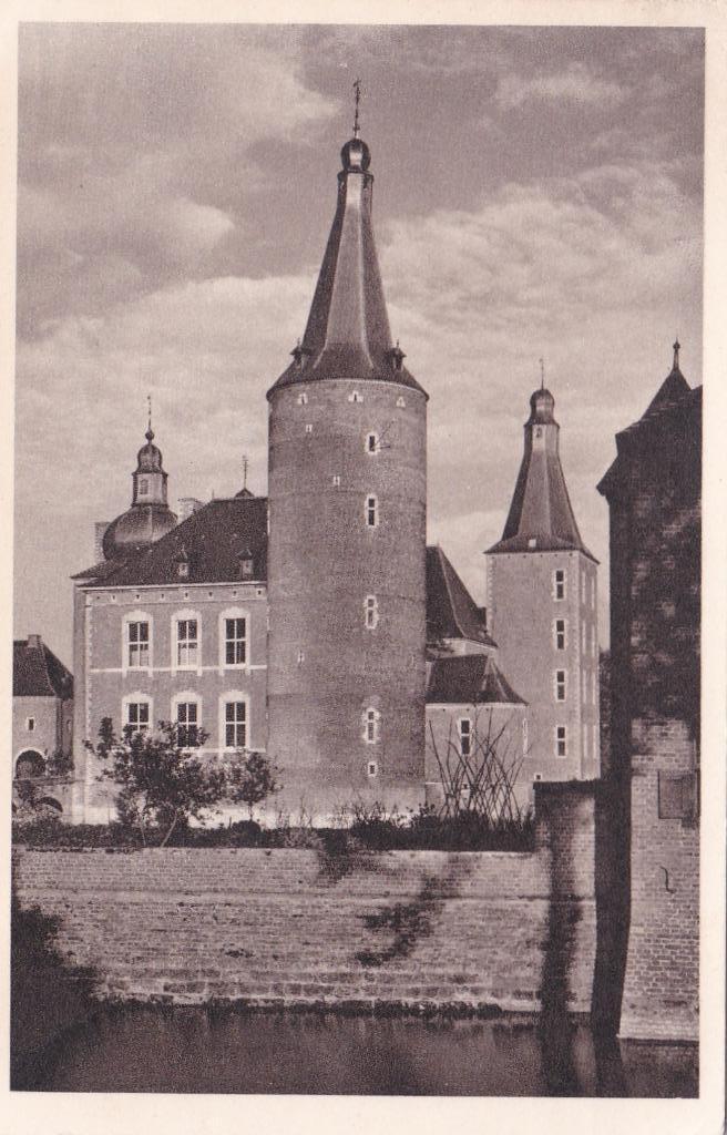 17062 Kasteel Hoensbroek Limburg zeer oude kaart, Verzamelen, Ansichtkaarten | Nederland, Ongelopen, Limburg, Voor 1920, Verzenden