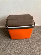 Retro, vintage Curver koelbox in mooie kleuren!, Caravans en Kamperen, Koelboxen, Ophalen, Gebruikt, Koelbox, Koelelement