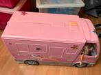Barbie roze camper bus, Kinderen en Baby's, Speelgoed | Speelgoedvoertuigen, Gebruikt, Ophalen