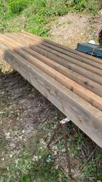 houten balken kopmaat 75x200mm 7 stuks 3700 lang, Doe-het-zelf en Verbouw, Hout en Planken, Gebruikt, Ophalen of Verzenden, Balk