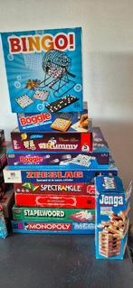 Groot lot diverse bordspellen + pokerchip set, Hobby en Vrije tijd, Een of twee spelers, Ophalen of Verzenden, Gebruikt