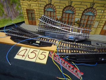 455=Marklin wissels serie 2200 K rails.19 beschikbaar voor biedingen