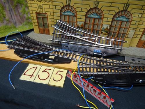455=Marklin wissels serie 2200 K rails.19, Hobby en Vrije tijd, Modeltreinen | H0, Gebruikt, Rails, Wisselstroom, Märklin, Ophalen of Verzenden