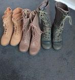 laarzen, laarsjes maat 38 leer, Ophalen of Verzenden, Gedragen, Bruin