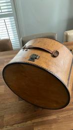Antieke houten hoedendoos brocante, Ophalen of Verzenden, Zo goed als nieuw, Minder dan 50 cm