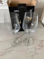 2 Nieuwe Gusta Wijnglazen, Ophalen of Verzenden, Nieuw, Glas