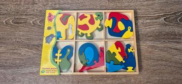 Houten dieren  puzzel nieuw! beschikbaar voor biedingen