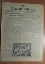 Commentaar. 1e jaargang nummer 47. Maandag 6 mei 1946, Ophalen of Verzenden, Gelezen, Nederland