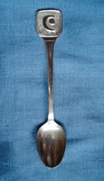 Lepeltje C - Op achterkant Zilverstad Pleet, Ophalen of Verzenden, Gebruikt, Overige materialen, Los bestek