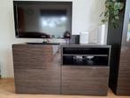 Ikea Besta tv-kastje met hoogglans deurtjes, Ophalen, Zo goed als nieuw, 25 tot 50 cm, 100 tot 150 cm