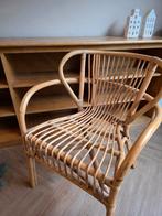 Rotan stoel fauteuil, Ophalen, Zo goed als nieuw, Bruin, Eén