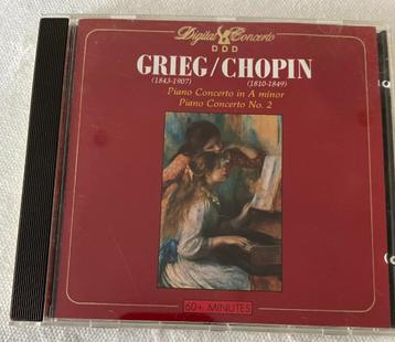 CD Grieg en Chopin Piano Concerto 1988 beschikbaar voor biedingen