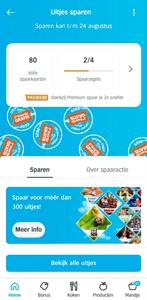 80 spaarkaarten Albert Heijn Uitjes, Drie personen of meer, Kortingsbon, Overige typen