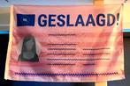 Unieke (gevel)vlag rijbewijs / geslaagd (auto). 70 x100 cm!, Ophalen of Verzenden, Zo goed als nieuw