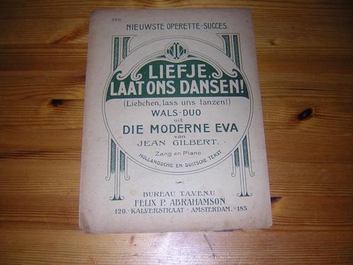 Jean Gilbert, Muziek en Instrumenten, Bladmuziek, Gebruikt, Artiest of Componist, Populair, Piano, Zang, Ophalen of Verzenden