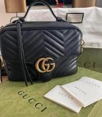 Gucci GG Marmont, Ophalen of Verzenden, Gebruikt, Zwart, Schoudertasje