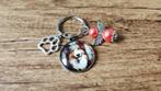 Sleutelhanger Border collie cabochon met beschermengeltje, Verzenden, Nieuw