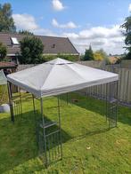 Partytent / Terrastent met zijkant antraciet, Tuin en Terras, Partytenten, Ophalen, Gebruikt, Partytent, Minder dan 4 meter