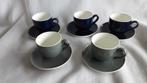 DOUWE EGBERTS PUUR! kopjes donkerblauw & grijs, Huis en Inrichting, Keuken | Servies, Overige materialen, Ophalen of Verzenden