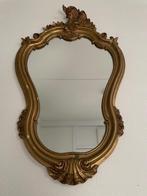 Gouden spiegel barok, Antiek en Kunst, Ophalen, Overige vormen, Minder dan 50 cm, Minder dan 100 cm
