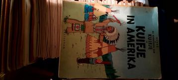 Kuifje in Amerika - Gelezen Stripboek beschikbaar voor biedingen