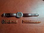 mooie Omega Chronostop Driver + extra krokodillenleren band, Staal, Polshorloge, Ophalen of Verzenden, Omega