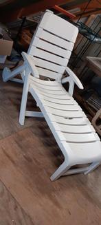 Hartman Ligbed - 4 standen verstelbaar, Tuin en Terras, Ophalen, Gebruikt, Kunststof, Verrijdbaar