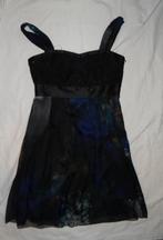 Mooie zwart/blauw/gele STEPS jurk, Blauw, Knielengte, Steps, Gedragen