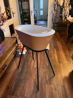 We-too babybad roestbruin op standaard, zitje en luieremmer, Kinderen en Baby's, Badjes en Verzorging, Zo goed als nieuw, Badje