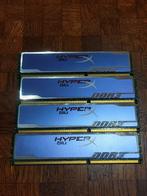 16GB (4x4) Kingston HyperX Blu DDR3, Computers en Software, RAM geheugen, DDR3, Ophalen of Verzenden, Zo goed als nieuw, Desktop