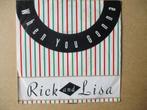 s0771 rick and lisa - when you gonna, Ophalen, Gebruikt, 7 inch, Single