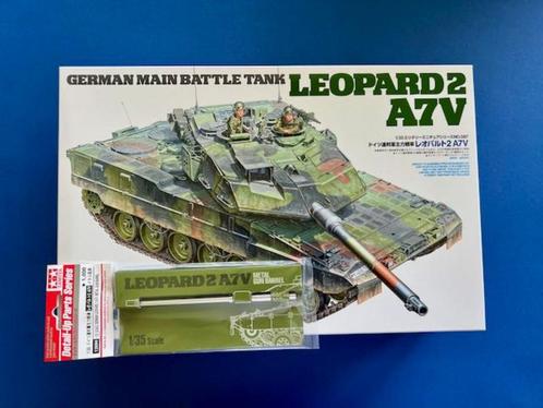 Tamiya	35387	German Leopard 2 A7V	1/35 incl alu loop!, Hobby en Vrije tijd, Modelbouw | Auto's en Voertuigen, 1:32 tot 1:50, Tamiya