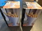 2 porseleinen friet zakken 18 cm, Huis en Inrichting, Keuken | Servies, Ophalen of Verzenden, Nieuw, Porselein, Overige stijlen