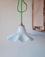 Witte vintage hanglamp lamp opaline, Ophalen of Verzenden, Zo goed als nieuw