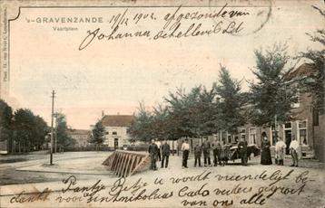´s Gravenzande Vaartplein Prachkaart st 1902 beschikbaar voor biedingen